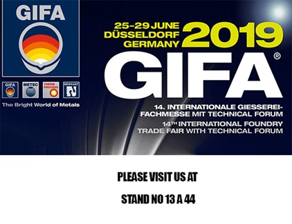  GIFA 2019 - 14th International Foundry Trade Fair